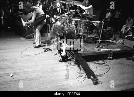 Deep Purple Groupe - 1970 - France / Ile-de-France (région) / Paris - Groupe Deep Purple en concert à Paris, 1970 - Philippe Gras / Le Pictorium Banque D'Images