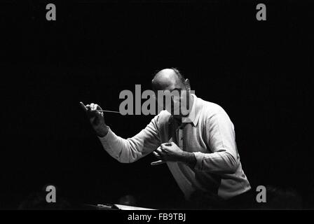 Georg Solti, Paris, 1974 - France / Paris - Georg Solti, Paris, 1974 - Philippe Gras / Le Pictorium Banque D'Images