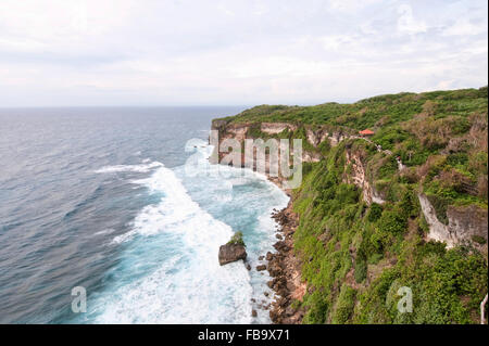 Falaises de la péninsule de Badung, Bali, Indonésie Banque D'Images