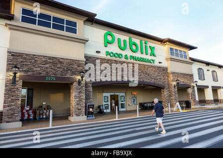 Florida Ocala,Publix,magasin d'alimentation,supermarché,alimentation,shopping shoppers magasins marché marchés achats vente, magasins de détail Banque D'Images