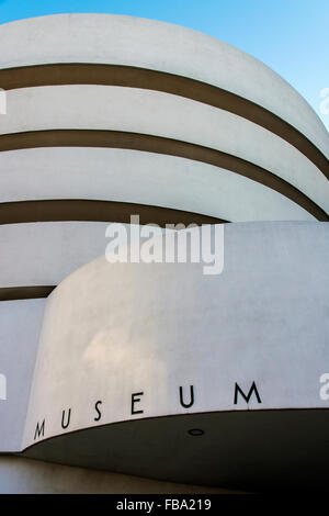 Solomon R. Guggenheim Museum, Manhattan, New York, USA Banque D'Images