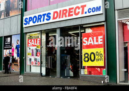 Sports Direct shop, Edgbaston, Birmingham, UK Banque D'Images