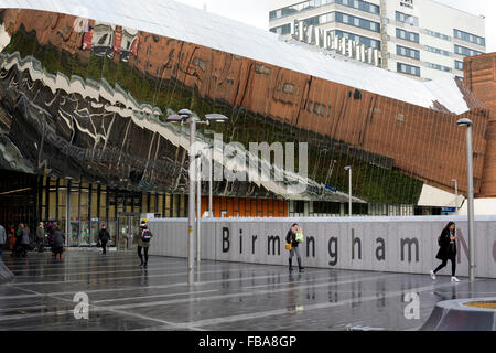 L'approche de la gare de New Street, Birmingham, UK Banque D'Images