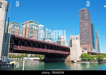 Le lac Michigan, Chicago, Illinois, États-Unis d'Amérique, USA Banque D'Images