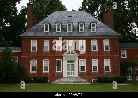 Westover Plantation maison principale, Virginia USA (James River plantations) Banque D'Images