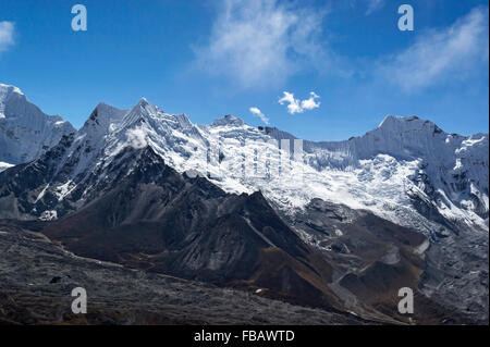 Mont Lhotse, Népal Banque D'Images