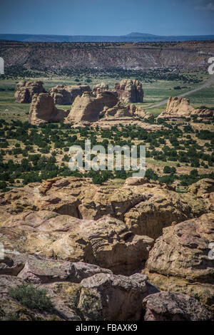 Vues de Sky City, Acoma Pueblo, New Mexico Banque D'Images