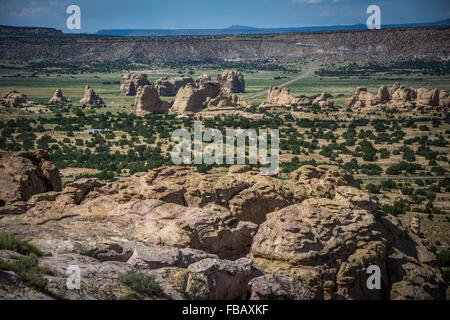 Vues de Sky City, Acoma Pueblo, New Mexico Banque D'Images
