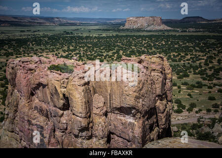 Vues de Sky City, Acoma Pueblo, New Mexico Banque D'Images