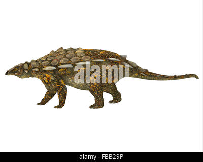 Gargoyleosaurus était un blindé ankylosaure dinosaure herbivore qui a vécu dans l'âge jurassique du Wyoming, en Amérique du Nord. Banque D'Images