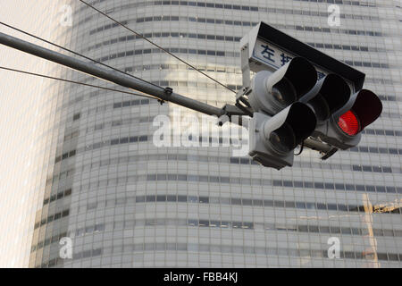 La lumière de la rue de la circulation à Tokyo Banque D'Images