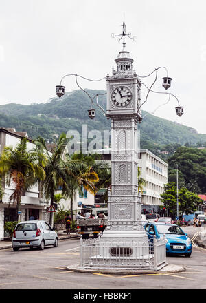 La ville de Victoria. Mahe, Seychelles Banque D'Images