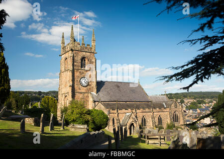 Royaume-uni, Angleterre, Derbyshire, Matlock, St Giles''Église Paroissiale Banque D'Images