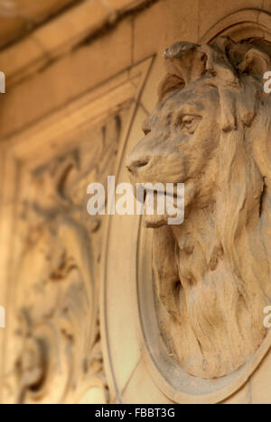 Lion Frise, Darlington, Durham County Banque D'Images