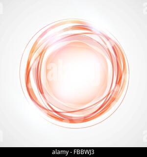 Résumé Cadre Bleu avec place pour le texte Illustration de Vecteur