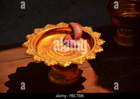 Bol de temple, Bangkok, Thaïlande, Asie du Sud-Est Banque D'Images