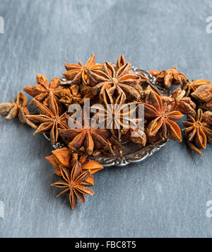 Anise Stars , Condiment aromatique en bonne santé Banque D'Images