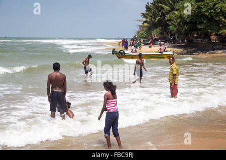 D'Arugam Bay, Pottuvil, Sri Lanka Banque D'Images