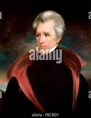 Andrew Jackson. Portrait du 7e président des Etats-Unis, par Ralph Eléazar Whiteside Earl Banque D'Images