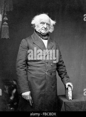 Martin van Buren. Photo de la 8e président des États-Unis , c 1855-58 Banque D'Images