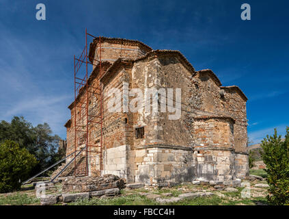 Église du Monastère Saint Nicolas, 13ème siècle, près du village de Mesopotam, Albanie Banque D'Images