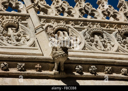 Gargouille sur le mur dans un splendide soleil de la Cathédrale de Grenade à Grenade en Andalousie en Espagne Banque D'Images