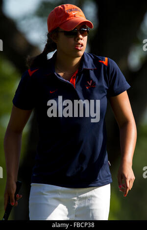 Le 8 mai 2010, Stanford, CA, USA ; Virginia Cavaliers Lauren Greenleaf durant le tour final de la NCAA 2010 du golf féminin à l'Ouest Banque D'Images