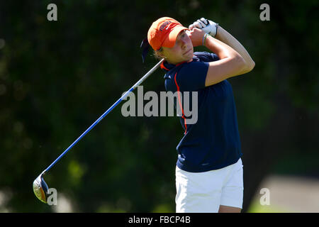 Le 8 mai 2010, Stanford, CA, USA ; Virginia Cavaliers Calle Nielson au cours de la ronde finale de l'édition 2010 du golf féminin NCAA West Banque D'Images