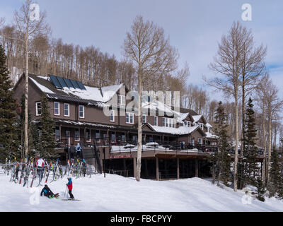 Mid-Mountain Lodge, Park City, Park City Mountain Resort, Park City, Utah. Banque D'Images