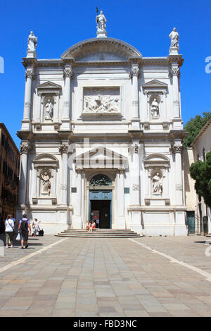 Chiesa San Rocco à Venise, Italie. Banque D'Images