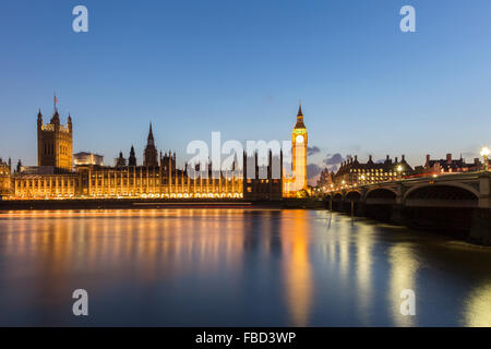 Elizabeth Tower, Big Ben, London, Royaume-Uni Banque D'Images