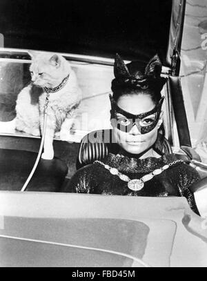 EARTHA KITT (1927-2008) comme Catwoman à la fin des années 60, 20th Century Fox séries télévisées américaines de Batman Banque D'Images