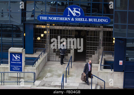 Et Du Nord Bâtiment Shell, siège de l'éditeur du Daily Star, Daily Express, nouvelle, Sunday Express, et Star Magazine à Londres Banque D'Images