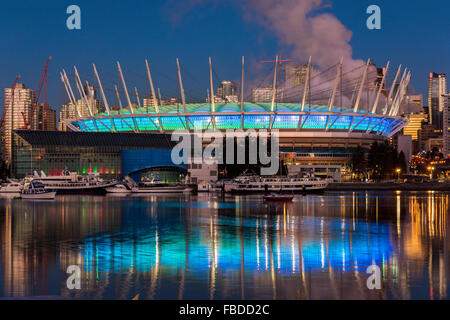 Le Stade BC Place, Vancouver, British Columbia, Canada Banque D'Images