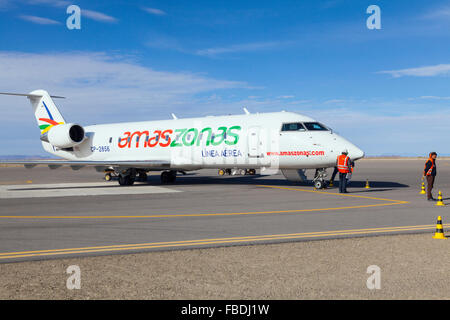 L'aéroport de Uyuni, Amaszonas Banque D'Images