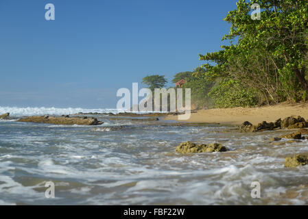 Dans une distance de marche de surfeur de Maria's Beach. Rincon, Puerto Rico. USA territoire. L'île des Caraïbes. Banque D'Images