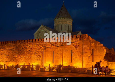 Georgien, Mtskheta, Swetizchoweli-Kathedrale Banque D'Images