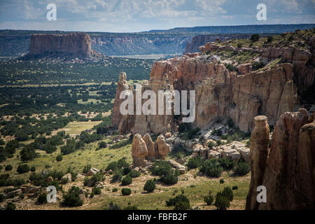 Vues de Sky City, Acoma Pueblo, New Mexico, USA Banque D'Images