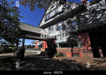 Sagamore Hill accueil du site historique du président Theodore Roosevelt Oyster Bay Long Island New York Banque D'Images