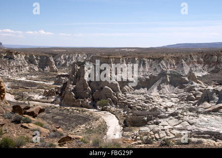 L'éluder Canyon est situé dans la région de White Sands du Grand escalier - Escalante National Monuments dans l'Utah, USA. Banque D'Images