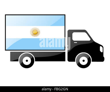 Le drapeau argentin Banque D'Images