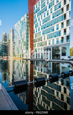 Projet de réhabilitation du bassin de Paddington, Londres, Angleterre, Royaume-Uni Banque D'Images