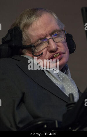 STARMUS annonce panneau de Stephen Hawking Médailles pour la communication scientifique à la Société royale comprend : le professeur Stephen Hawking Où : London, Royaume-Uni Quand : 16 déc 2015 Banque D'Images