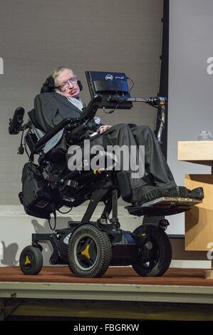 STARMUS annonce panneau de Stephen Hawking Médailles pour la communication scientifique à la Société royale comprend : le professeur Stephen Hawking Où : London, Royaume-Uni Quand : 16 déc 2015 Banque D'Images