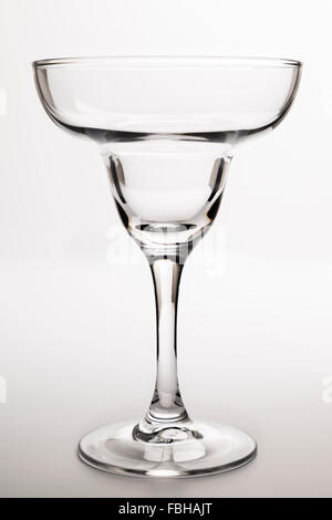 Verre vide Marguerite Banque D'Images