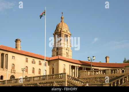 Pas de jardins à l'Union Buildings sur Meintjieskop, Pretoria, Ville de la municipalité de Tshwane, Gauteng, Afrique du Sud Banque D'Images