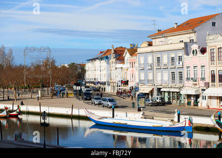 Paysage urbain d'Aveiro, Portugal, Europe Banque D'Images