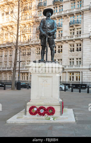 Ghurka War Memorial de Whitehall, Londres, Angleterre, RU Banque D'Images