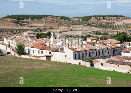 Voir l'historique de la petite ville Chinchon près de Madrid Banque D'Images