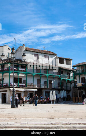 Voir l'historique de la petite ville Chinchon près de Madrid Banque D'Images